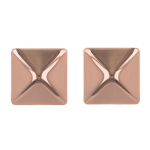 Les Tr&eacute;sors De Lily [R4846] - Terasest k&otilde;rvar&otilde;ngad 'Peaceful' roosa - 8x8 mm (naelu) Heleroosa