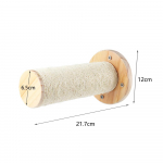 Kasside ronimisriiul seinale kinnitatav neljaastmeline trepp koos sisal-kraapimispostiga kassidele Tree Tower Platvorm h&uuml;ppav lemmikloomam&ouml;&ouml;bel Scratching post