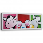 L&otilde;uendiprint Lehm-hiirelammas 90x30 mitmev&auml;rviline