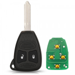 jingyuqin 433mhz KOBDT04A kaugjuhtimispuldiga autov&otilde;ti 2/3/4 nupud Dodge Chrysler Jeep Dakota Durango Charger 300 Aspen Grand Cherokee Auto t&auml;isv&otilde;tmega juhtimine 2 Buttons