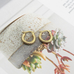 V&auml;ikeseteralised kullast r&otilde;ngask&otilde;rvar&otilde;ngad naistele Bijoux suveringi naiste k&otilde;rvar&otilde;ngad naiste moeehted naistele 22mm