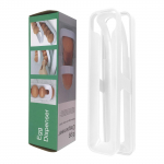 (Qunide) Pingviin keedetud anumasse k&uuml;lmkapi muna- hoiukarp Plastikust akr&uuml;&uuml;lmunade hoiukarp k&uuml;lmiku jaoks 2 kihiga One Size punane