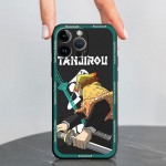 Tpu pehme telefoni&uuml;mbris Iphone Se Xs X 11 Xr 14 Pro Max 8 Plus 7 6s 13 Pro 12 Mini 14 Pro Demon Slayer Coque p&otilde;rutuskindel kate iPhone 6(6S)