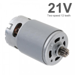 RS550 alalisvoolumootorid 10,8 V / 12 V / 14,4 V / 16,8 V / 18 V / 21 V / 25 V puurmootor 9/11/12 hambaga suure p&ouml;&ouml;rdemomendi k&auml;igukastiga elektritrelli jaoks 21V 12T