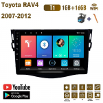 Androidi autoraadio Carplay Toyota RAV4 2007-2012 auto multimeedia videopleier GPS-navigatsioon WIFI 2+32GB 1+16GB