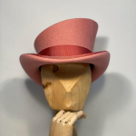 Traditsiooniline Fedora m&uuml;ts Moerihm Kaunistatud lambavildist m&uuml;ts Mustkunstniku m&uuml;ts Unisex Steampunk m&uuml;ts k&otilde;rge m&uuml;tsiga Cosplay riided 1pcs roosa