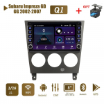 Subaru Impreza GD GG 2002-2007 jaoks koos nupu nupuga Android autoraadio multimeediumipleier Navigatsioon stereo GPS 2 Din 1+16GB 1+16GB