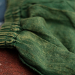Johnature Kevadsuvi Naiste Distress Elastne v&ouml;&ouml;koht Linane seelik Vintage &uuml;hev&auml;rviline vabaaja seelik One Size roheline