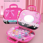 Laste kosmeetikakomplekt turvalised ja m&uuml;rgivabad t&uuml;drukute m&auml;nguasjad Printsessi meigikarbi m&auml;nguasjad 1PCS / 20x6x18cm roosa