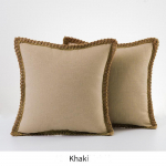 1 tk P&otilde;hjamaade &uuml;hev&auml;rviline majapidamistarbed Padjakate Aluspuuvillane linane padjakate Padjakate 45*45cm khaki