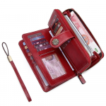 Kvaliteetne naiste rahakott RFID vargusvastased nahast rahakotid naistele pika t&otilde;mblukuga suur naiste sidurikott Naiste rahakoti kaardihoidja