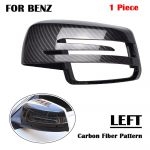 K&uuml;ljepeegli kaaned mustad Mercedes BENZ W176 W246 W212 W204 C117 X156 X204 W221 C218 ABCES CLA GLA GLK jaoks Carbon Fiber-Left