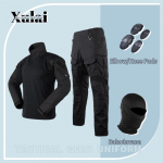 Mustad Airsofti s&otilde;jav&auml;e vormir&otilde;ivad koos p&otilde;lvekaitsmetega taktikaliste p&uuml;kstega S