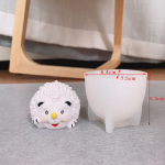 3D siili silikoonvorm k&auml;sitsi valmistatud seebi valmistamise vormi k&uuml;&uuml;nla koogi k&uuml;psetusvormid valge