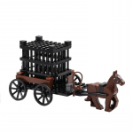 Loomingulised ideed Keskaeg vangivanker 66 tk minifiguuride komplekt MOC plokk telliskivi Mudel Ehituskomplektid Lastele Haridus M&auml;nguasjad