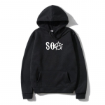 Hoodies 2023 Uus SOA Sons of Anarchy Printing Suvine vabaaja v&auml;rviblokk, soe kvaliteetne puuvillane meeste &uuml;ler&otilde;ivad + l&uuml;hikesed p&uuml;ksid XXL must