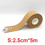 Dropshipping 5M keha n&auml;htamatu rinnahoidja, naiste rinnahoidja teip, rinnanibu kate DIY rindu t&otilde;stev teip Push Up Kleepuv rinnahoidja t&otilde;stev rinnahoidja 1 rull S ihukarva