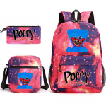 Reede Poppy Playtime Vorst Monster Doll Seljakott Huggy Wuggy 3 tk. Komplekti raamatukott poiste l&otilde;uendile Hingav &otilde;pilase koolikott One size