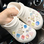 Kingav&otilde;lusid kaunistustarvikud Kunstkristallidest kingapandla kaunistuskomplekt lastele peoks j&otilde;ulukingid