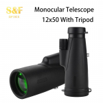 V&auml;lispordi 12x50 monokulaarne teleskoop Life veekindel teleskoop monokulaarne statiiviga 12x50 with Tripod