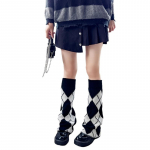 P&otilde;levad jalasoojendajad naistele T&uuml;drukutele Jaapani stiilis Lolitas jalakatte sokid Gooti Harajuku s&auml;&auml;rekatte keskmised sokid 4