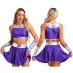 Koolit&uuml;drukute vormiriietus miniseelikud Halloweeni cosplay kost&uuml;&uuml;m Cheerleading tantsu&uuml;likond tantsukost&uuml;&uuml;m M