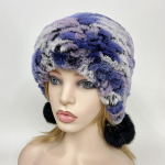 Uued talvised ehtsad k&uuml;&uuml;liku karusnahast m&uuml;tsid Naiste Daami naturaalsed kootud Rex k&uuml;&uuml;likukarva m&uuml;tsid 100% ehtsast karusnahast m&uuml;tsid Talvine &otilde;uesmood One Size