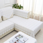 Pitsist ruuduline diivani kate House De Canape diivan &otilde;&otilde;nes valge manta para diivan sektsiooniline diivanikangas tikandid katted elastne r&auml;tik 60x60cm 1pc valge
