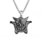 Little Monster Pendant Kaelakee Roostevabast Terasest Kaelakee Halloween Retro Ehted