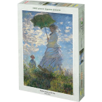 Madame Monet ja tema poeg pusle TMX-100-197, segatud v&auml;rvid, 1000 t&uuml;kki Pusle, Laste m&auml;ngud, Hariduslikud m&auml;nguasjad gray