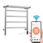 WiFi elektriline k&auml;ter&auml;tikuivati ​​45 W 24 V 4 baari r&auml;tikusoojendaja &uuml;lemise riiuli taimeriga Seinale kinnitatav IPX4 UK Plug h&otilde;be