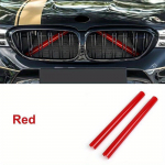 2tk auto esiv&otilde;re trimmiribasid BMW F10 F11 F01 F02 F03 F04 F07 F06 F12 F13 F39 F48 esiv&otilde;re ribad katteraami auto kaunistuste kleebised punane