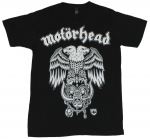 Motorhead Unisex T-s&auml;rk Double Eagle Demon Face Crest logo kujutis S