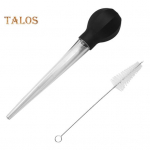 1 komplekt Flavor Baster s&uuml;stal n&otilde;udepesumasinas ohutu toiduvalmistamiseks minikasulik liha linnuliha veiseliha maitse Baster pumba toru k&ouml;&ouml;git&ouml;&ouml;riist 2pcs