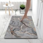 Vannitoa p&otilde;randamatt Diatom Mudavaip Libisemiskindel tualett-imav matt Vannituba Kiiresti kuivav majapidamises kerge luksuslik jalamatt 80*120cm【Diatom mud】