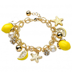 Creative Summer Beach Women Faux Pearl Starfish Lemon Charm k&auml;ev&otilde;ru k&auml;ev&otilde;ru