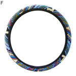 Stiilne autorooli dekoratiivne universaalne libisemiskindel kate, v&auml;rviline etniline rooliratta dekoratiivkaitse autotarvikud D