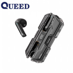 Uus Mech-peakomplekt Juhtmevaba Bluetooth-peakomplekt M&auml;ng Low Delay TWS Bluetooth-peakomplekt must