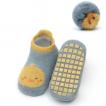 Lastele T&uuml;drukutele Poiste Sokid Libisemisvastased Puuvillased Beebi sokid T&uuml;drukutele Poistele Vabaajaprint Talvine Paks Soe V&auml;ikelaste Laste Sokid Libisemiskindlad 1-3Y(M)