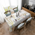 Rahvusliku stiiliga bambusest linnuharu laudlina p&uuml;hadekaunistused veekindlad ristk&uuml;likukujulised laudlinad pulmadekoratsiooni lauakate 4pcs 33x48 Table mat