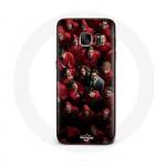 &Uuml;mbris Samsung Galaxy S6 Edge La casa de papel plakati jaoks