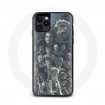 &Uuml;mbris telefonile Iphone 12 Game of Thrones, 8. hooaeg Game of Thrones Plakati tegelased hall taust