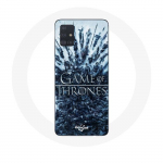 Coque pour Samsung Galaxy A51 Game of Thrones saison 8 Episode 1 Le Tr&ocirc;ne de Fer Personnages logo Gr