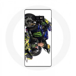 Valge taustaga &uuml;mbris Samsung Galaxy Note 9 Valentino Rossi Speedi draiveri jaoks