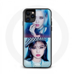 Coque pour Iphone 12 Pro Blackpink Groupe K-pop Filles Jennie et Ros&eacute; Lovesick girls poster the album