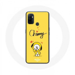 Coque pour Oppo A53 BTS Bangtan Gar&ccedil;ons BT21 Chimmy Jimin Fond Jaune