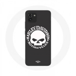 Coque pour Samsung Galaxy A03 Harley Davidson Motors Tete de mort