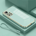 Xiaomi Redmi 10 &uuml;mbrisele Redmi 10 2022 telefoni&uuml;mbrisele Redmi 10 Prime 2022 kate Redmi 10 Luxury Square Plating p&otilde;rutuskindel tagakaas Redmi 10 Prime 2022&Case & Strap