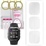 3x apgo h&uuml;drogeeli ekraanikaitse Maxcom FW67 TITAN Pro jaoks, h&uuml;drogeelkile, positsioneerimiskihiga lihtne paigaldada