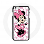 Coque - Maniacase - Iphone 6 - Souple - Noir - Minnie Mouse